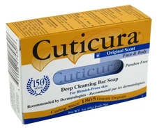 (3-PACK) Cuticura Deep Cleansing Face and Body Soap, Original Scent 3 oz