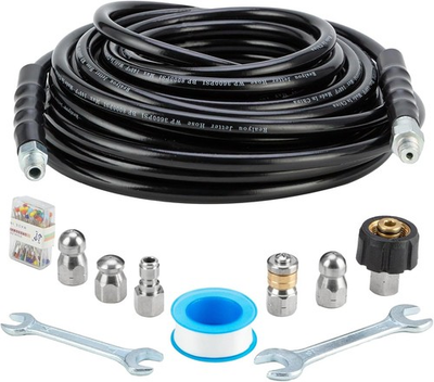 #ad Sewer Jetter Kit 50FT for Pressure Washer Pressure Washer Drain Jetter with $106.89