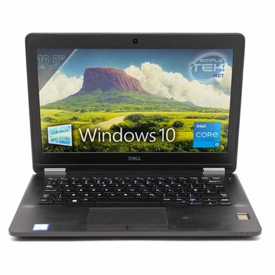 Dell E7270 12.5'' I5 Windows 10 Pro 16 Gb Ram 480 Gb Ssd M.2 Portable Computer