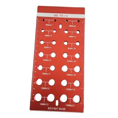 Thread Checker Bolt Size Aluminum Alloy