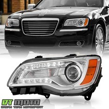 For 2011-2014 Chrysler 300 Bi-xenon Hid Led Drl Projector Headlight Driver Side