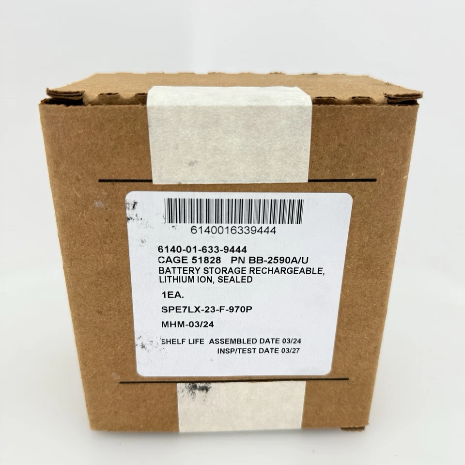 Bren-Tronics BB-2590A/U 7,5 Ah, bateria recarregável de íon de lítio, 251 Wh - Imagem 2 de 4