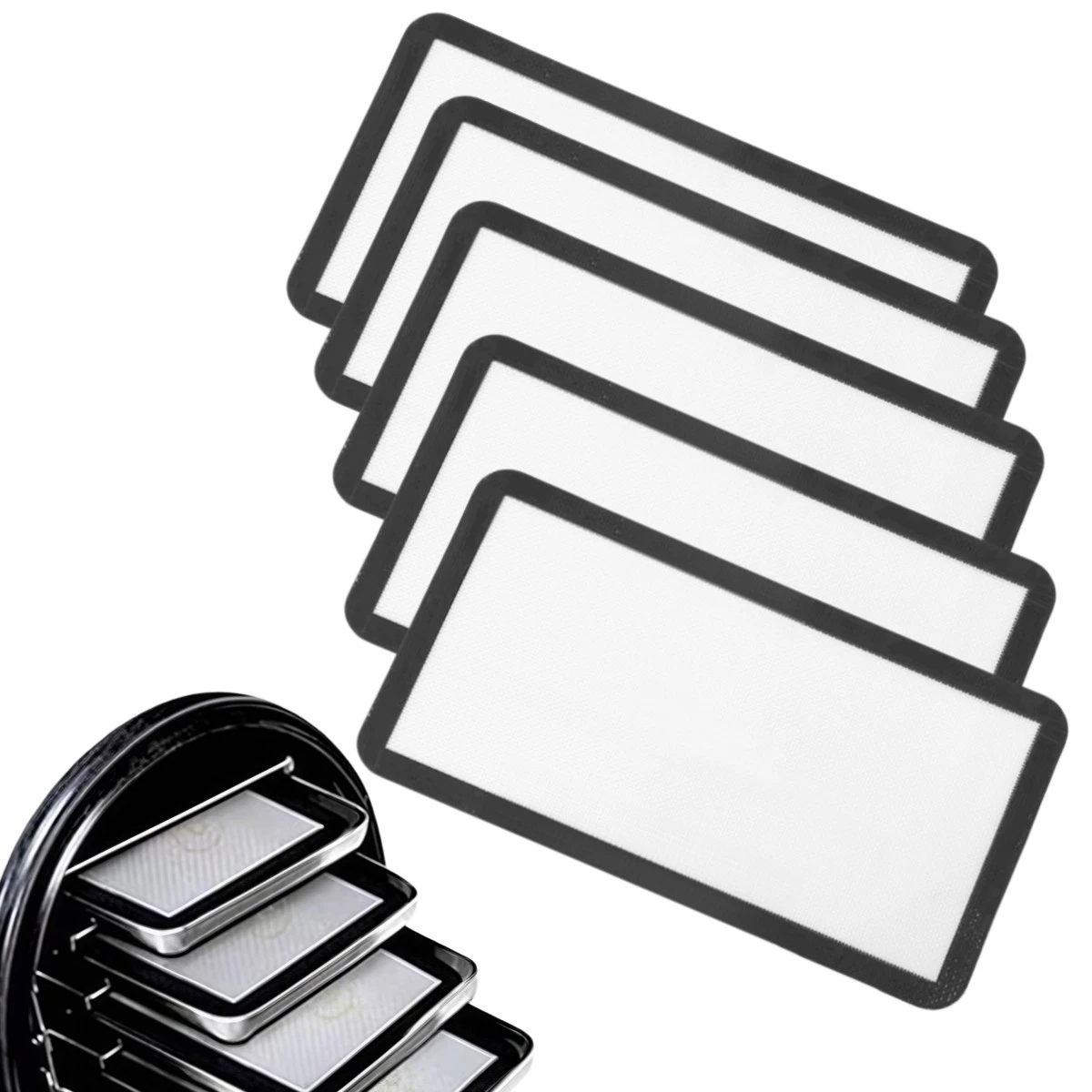 5Pcs Silicone Baking Liners for Harvest Right Freeze Dryer Trays and Cleanup
Opens in a new window o