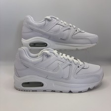 Nike Air Max Command da uomo taglia 8 in pelle bianca 749760-102