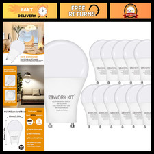 GU24 LED Light Bulbs 5000K Daylight 9W 60W Equivalent 800 Lumens, Non-Dimmable
