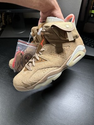 Nike Air Jordan Retro 6 Travis Scott British Khaki Size 9 * Brand New