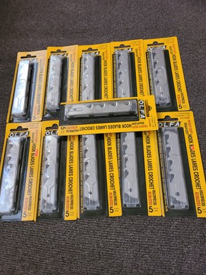 11 Packs OLFA LH-20B Heavy Duty 18mm Snap-Off Hook Utility Knife Blades 5ct L6