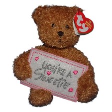 Ty Beanie Baby You're a Sweetie - MWMT (Bear Greetings Collection)
