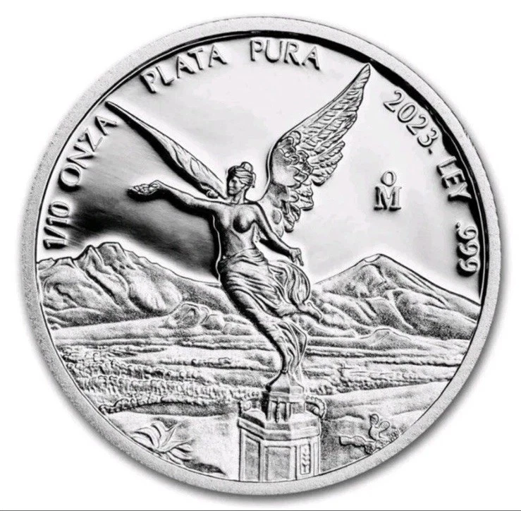 🇺🇸2023 Mexico Libertad 1/10oz Silver Proof Coin. - Image 3 of 4