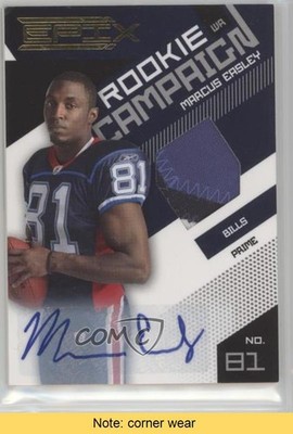 2010 Panini Epix Prime Signatures 13/25 Marcus Easley #35 Auto RC READ 1l2