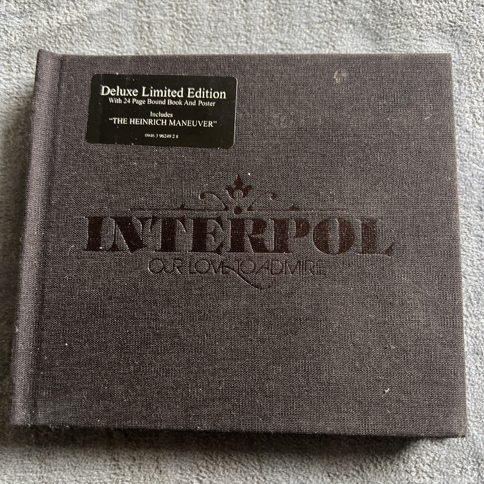 INTERPOL OUR LOVE TO ADMIRE DELUXE EDITION WITH POSTER CD, used