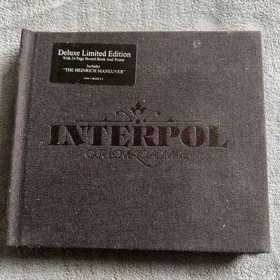 INTERPOL OUR LOVE TO ADMIRE DELUXE EDITION WITH POSTER CD, used