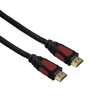 Hama High Speed HDMI-Kabel Ethernet Gewebe HiFi Vergoldet 1,5 m 4K HD TV ARC 3D