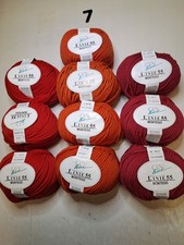 10 x 100gr (7) Knäuel Strickgarn Online Linie 55 Montego, 60%Schurwolle 40%Acryl