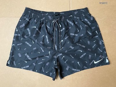 Nike Men s 2Xl Swim Valley 6  Inch Just Do it All Over Mesh Linend Shorts