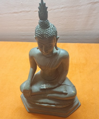 große Buddha Bronze China AS26 - Bild 5 von 10