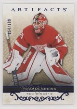 2021-22 Upper Deck Artifacts Royal Blue 54/199 Thomas Greiss #43 2v7