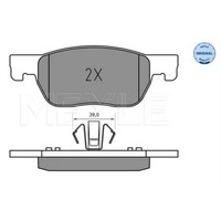 Meyle BremsbeläGe Bremsbelegsatz Vorne System ATE FüR Opel Astra K