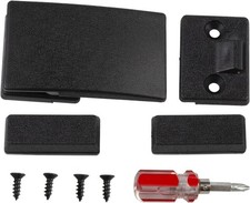 Rlb-hilon Rear Back Sliding Window Latch Lock And Striker Compatible Black