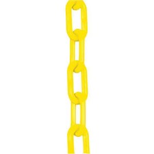 Plastic Chain, Yellow, 100 Ft Length, Gloss, 30002-100