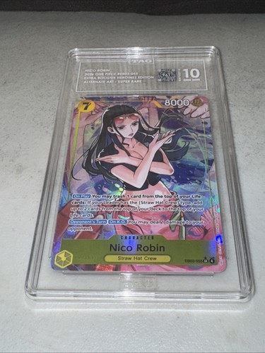 Nico Robin (Alternate Art) graded TAG 10 for sale on eBay