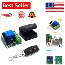 Universal DC 12V Wireless Remote Control for Garage & Home Access - 100m Range