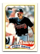 Jody Davis 1989 Topps Traded #22T Atlanta Braves Mint