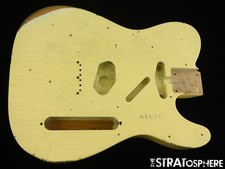 Fender Custom Shop SR25 Tele Pro 2025 Relic BODY Tele Nitro Aged Vintage White.
