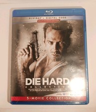 Die Hard Collection 5 Movies  Blu-ray  VGC  Free Shipping  READ DESC.