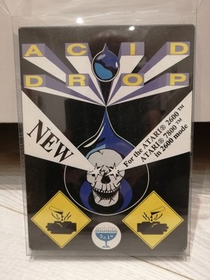 atari 2600 - acid drop - white label komplett sehr guter Zustand