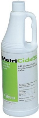 Metrex MetriCide 28 Glutaraldehyde High Level Disinfectant 32oz Bottle Fruity 1