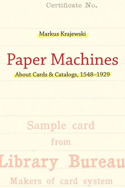 Markus Krajewski | Paper Machines | Taschenbuch | Englisch (2023) | Mit Press-image