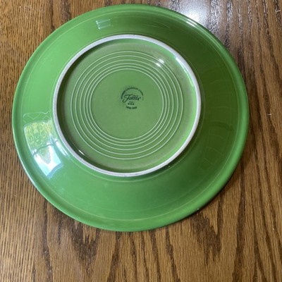 Retired FIESTA Chartreuse Green 10.5'' Classic Dinner Plate Backstamp MMD 1998