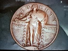 1930-S Standing Liberty Large Cud At Date