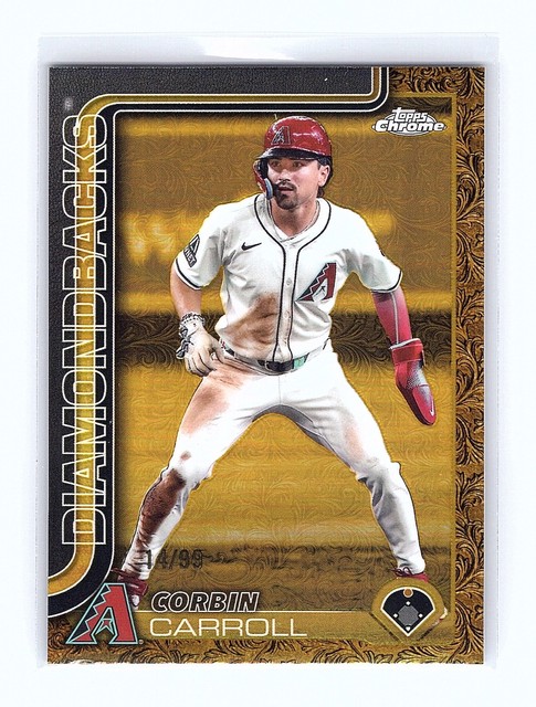 Topps 2025 Gilded Collection Corbin Carroll #157 /99 Arizona Diamondbacks