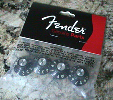FENDER '72 TELECASTER GUITAR CUSTOM KNOB SET/4 005-4521-049 MADE IN USA