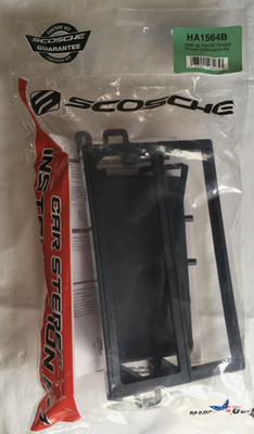 SCOSCHE HA1564B - Single DIN Stereo Install Dash Kit for 1998-02 Honda Accord