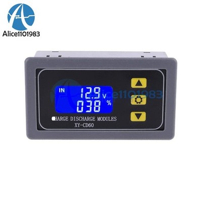 LCD   Charger Controller DC6V-60V Charge Discharge Protection Module *vy