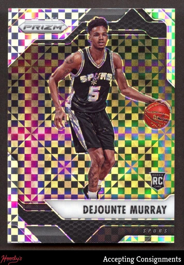 2016-17 Panini Prizm Prizms Starburst #236 Dejounte Murray RC ROOKIE Spurs