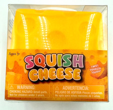 Extra Large Squishy Cheese Block Stress Relief Squeeze Viral Sensory Toy