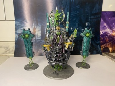 Warhammer 40k Necrons Szarekh The Silent King Built & Well Painted GW Necron