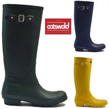 LADIES WATERPROOF WELLIES RAIN SNOW FESTIVAL GARDEN WELLINGTON FLAT BOOTS SIZE 