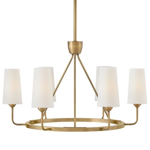 Hinkley Lighting - Lewis - 30W 6 LED Medium Pendant In Traditional Style-17.25 - Picture 4 of 4