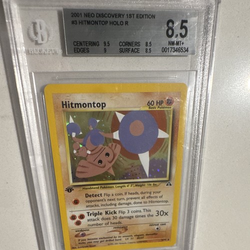 Hitmontop (1st Edition) graded BGS 8.5 for sale on eBay