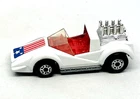 Matchbox Lesney Superfast 55 Hellraiser in white, USA label, mint!