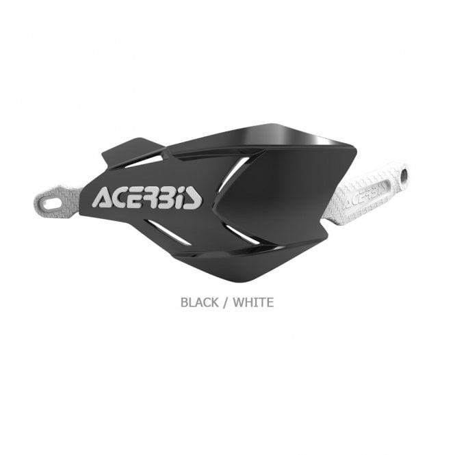 Acerbis X-Factory Black/White Handguards Enduro Guards With Fitting Kit - Image 4