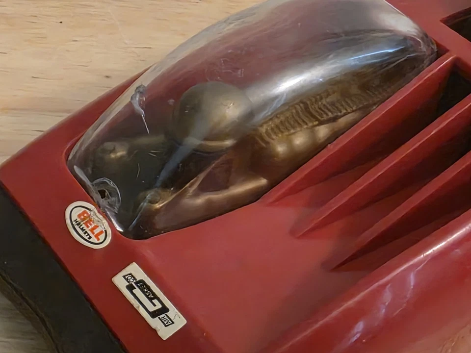 Trineo futurista Kenner SSP Jet Star rojo vintage 1971 Foto 3 de 4