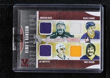2012 ITG Silver Vault Ruby 1/1 Jonathan Quick Marcel Dionne Luc Robitaille uk2