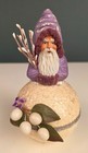 Vintage D Blumchen & CO  Papier Mache Santa on a Snowball Candy Container 1995 — photo 8