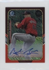 2015 Bowman Red 3/5 Archie Bradley #FFM-AB Auto k2f